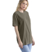 Next Level Apparel 3600SW Unisex Soft Wash T-Shirt in Washed military green