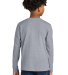 Next Level Apparel 3311 Youth Cotton Long Sleeve T in Heather grey