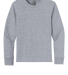 Next Level Apparel 3311 Youth Cotton Long Sleeve T in Heather grey