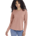 Next Level Apparel 3911 Ladies' Relaxed Long Sleev in Desert pink