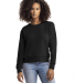 Next Level Apparel 9084 Ladies' Laguna Sueded Swea in Black