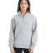 Champion Clothing S450 Unisex Powerblend Quarter-Z in Light steel