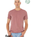 Bella + Canvas 3001RCY Unisex Recycled Organic T-S in Heather mauve
