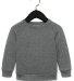 Bella + Canvas 3901T Toddler Sponge Fleece Raglan  in Deep heather