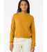 Bella + Canvas 7511 Ladies' Classic Pullover Crewn in Heather mustard