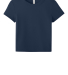 Bella + Canvas 1010 Ladies' Micro Ribbed Baby Tee in Solid navy blend