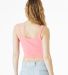 Bella + Canvas 1012 Ladies' Micro Ribbed Scoop Tan in Solid pink blend