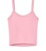 Bella + Canvas 1012 Ladies' Micro Ribbed Scoop Tan in Solid pink blend