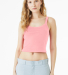 Bella + Canvas 1012 Ladies' Micro Ribbed Scoop Tan in Solid pink blend