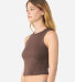 Bella + Canvas 1019 Ladies' Micro Ribbed Racerback in Solid cocoa blend