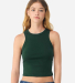 Bella + Canvas 1019 Ladies' Micro Ribbed Racerback in Solid forest blend