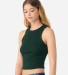 Bella + Canvas 1019 Ladies' Micro Ribbed Racerback in Solid forest blend