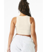 Bella + Canvas 1019 Ladies' Micro Ribbed Racerback in Solid natural blend