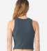 Bella + Canvas 1019 Ladies' Micro Ribbed Racerback in Solid vintage navy blend
