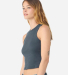 Bella + Canvas 1019 Ladies' Micro Ribbed Racerback in Solid vintage navy blend