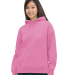 Bayside Apparel 7760BA Ladies' Hooded Pullover in Bubble gum