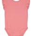 Rabbit Skins 4439 Infant Flutter Sleeve Bodysuit in Mauvelous