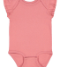 Rabbit Skins 4439 Infant Flutter Sleeve Bodysuit in Mauvelous