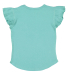 Rabbit Skins 3339 Toddler Flutter Sleeve T-Shirt in Saltwater