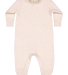 Rabbit Skins 4447 Infant Fleece One-Piece Bodysuit in Natural heather