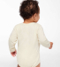 Rabbit Skins 4421 Infant Long Sleeve Jersey Bodysu in Natural