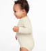Rabbit Skins 4421 Infant Long Sleeve Jersey Bodysu in Natural