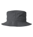 Big Accessories BA642 Lariat Bucket Hat in Charcoal