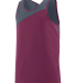 Augusta Sportswear 352 Unisex Accelerate Track & F in Maroon/ graphite