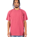 Shaka Wear SHGD Garment-Dyed Crewneck T-Shirt in Clay red