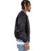 Shaka Wear SHVBJ Men's Varsity Bomber Jacket in Black