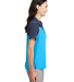 Core 365 CE112CW Ladies' Fusion ChromaSoft Colorbl in Electric blue/ classic navy heather