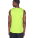 Team 365 TT11M Men's Zone Performance Muscle T-Shi in Safety yellow