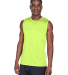 Team 365 TT11M Men's Zone Performance Muscle T-Shi in Safety yellow