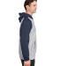 Team 365 TT96CB Unisex Zone HydroSport™ Heavywei in Athletic heather/ sport dark navy