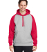 Team 365 TT96CB Unisex Zone HydroSport™ Heavywei in Athletic heather/ sport red