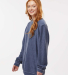 Boxercraft D02 LadiesRally Corduroy Knit Pullover  in Navy