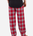 Boxercraft BM6624 Men's Harley Flannel Pant with P in Red mcintosh plaid