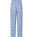 Boxercraft BM6624 Men's Harley Flannel Pant with P in Sky blue carnegie plaid