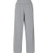 Boxercraft BW6615 Ladies' Evelyn Stripe Wide Leg P in Oxford/ white
