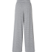Boxercraft BW6615 Ladies' Evelyn Stripe Wide Leg P in Oxford/ white