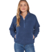 Boxercraft BW8501 Ladies' Everest Pile Fleece Half in Indigo