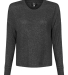 Boxercraft L06 Ladies' Cuddle Soft Boxy Crewneck S in Charcoal heather