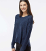 Boxercraft L06 Ladies' Cuddle Soft Boxy Crewneck S in Navy heather
