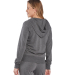 Boxercraft BW5201 Ladies' Dream Fleece Hooded Full in Black heather