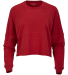 Boxercraft BW3515 Ladies' Cropped Retro Pom Pom Je in Brick red