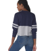 Boxercraft BW3515 Ladies' Cropped Retro Pom Pom Je in Navy/ oxford