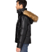 Threadfast Apparel 397J Unisex Vegan Leather Puffe in Black vegan lthr