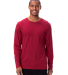 Threadfast Apparel 180LS Unisex Ultimate Long-Slee in Burgundy