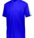 Augusta Sportswear 1557 Adult Power Plus Jersey 2. in Purple/ white/ silver grey