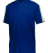 Augusta Sportswear 1558 Youth Power Plus Jersey 2. in Navy/ white/ silver grey